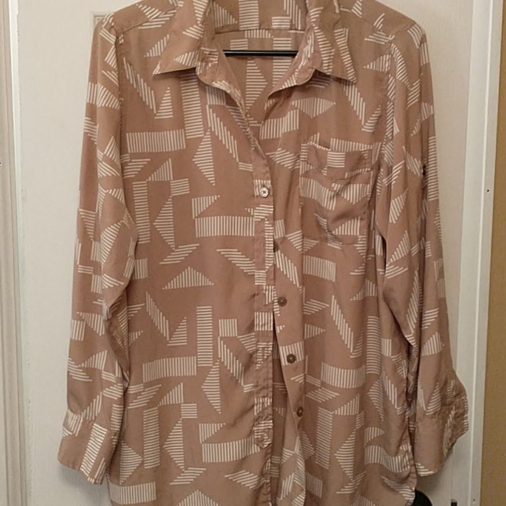 Geometric dress shirt